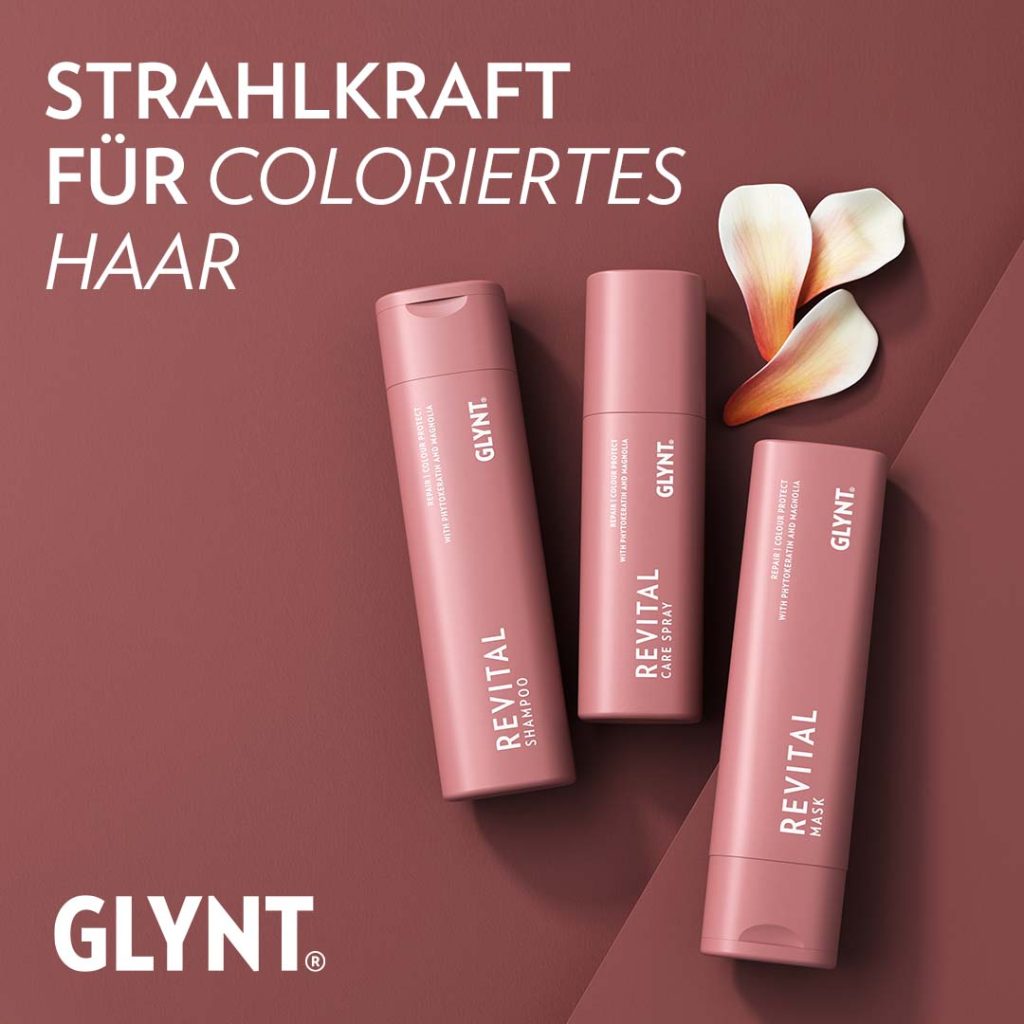 Glynt Haarpfelgeprodukt für gesträhntes, getöntes oder gefärbtes Haar